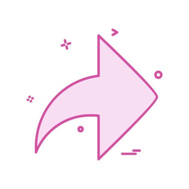 Ok simgesi tasarım vektörü