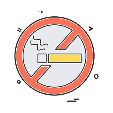 Hiçbir yasaktır simge tasarlamak vektör 