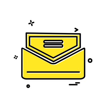 Harf simgesi tasarım vektörü