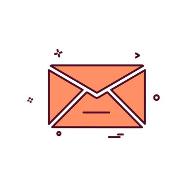 İletileri simge vektör beyaz arka plan üzerinde