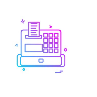 Alışveriş simgesi tasarım vektörü 