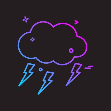 Hava simgesi tasarım vektörü