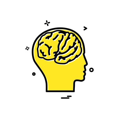 Yapay beyin istihbarat illüstrasyon