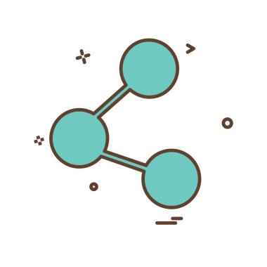 Simge tasarım vektörünü paylaş 