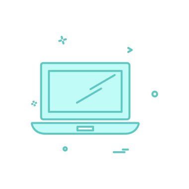 Bilgisayar simgesi tasarım vektörü