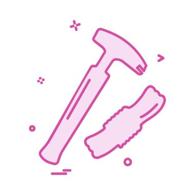 İş simgesi tasarım, renkli vektör çizim