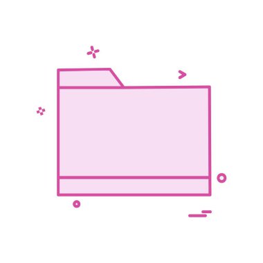 Klasör simge tasarlamak vektör