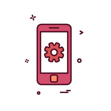 Simge tasarımı vektör çizimi ayarlanıyor