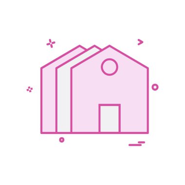 Ev simgesi tasarım vektörü