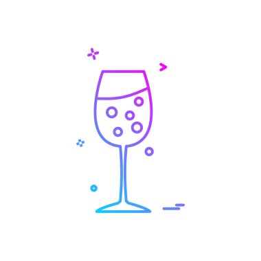 Gıda simgesi tasarım vektörü