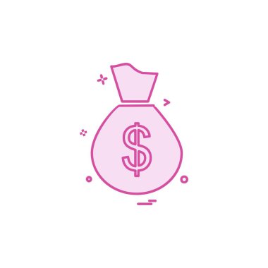 Doları simge tasarlamak vektör 