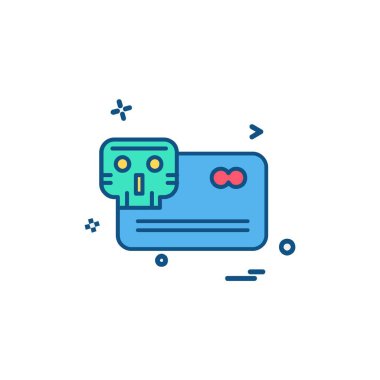 Siber güvenlik simge tasarlamak vektör