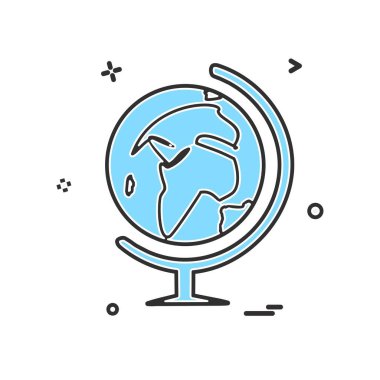 Seyahat simgesi tasarım vektörü