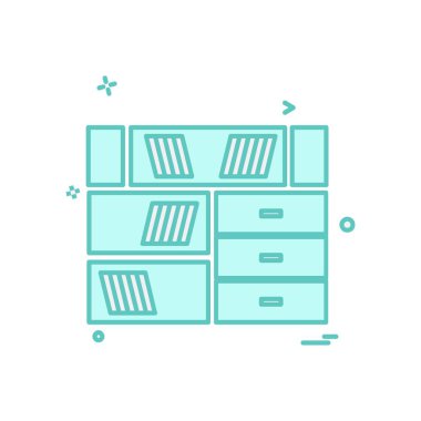 Tablo simgesi tasarım vektörü