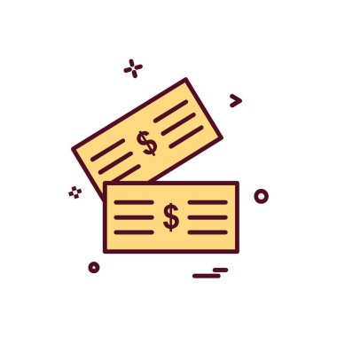 Doları simge tasarlamak vektör 