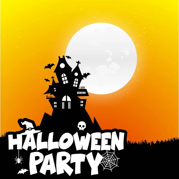 Halloween Background Design Vector Illustration — Stock Vector