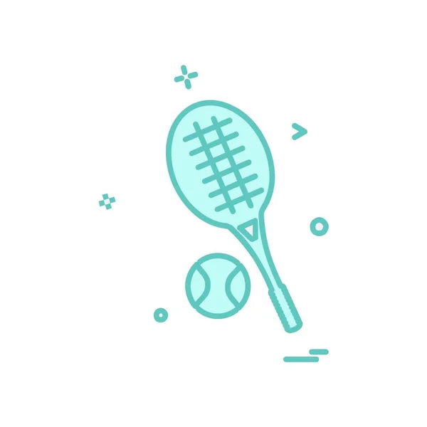 Badminton Ikony Designu Vektor — Stockový vektor