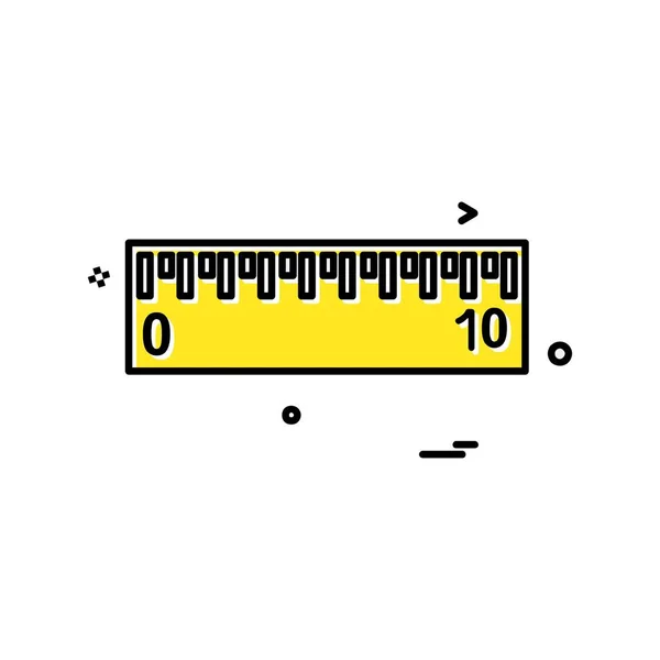 Escala Icono Diseño Vector — Archivo Imágenes Vectoriales