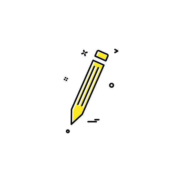 Vecteur Conception Icône Crayon — Image vectorielle