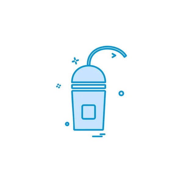 Drink Icon Design Bunte Vektorillustration — Stockvektor