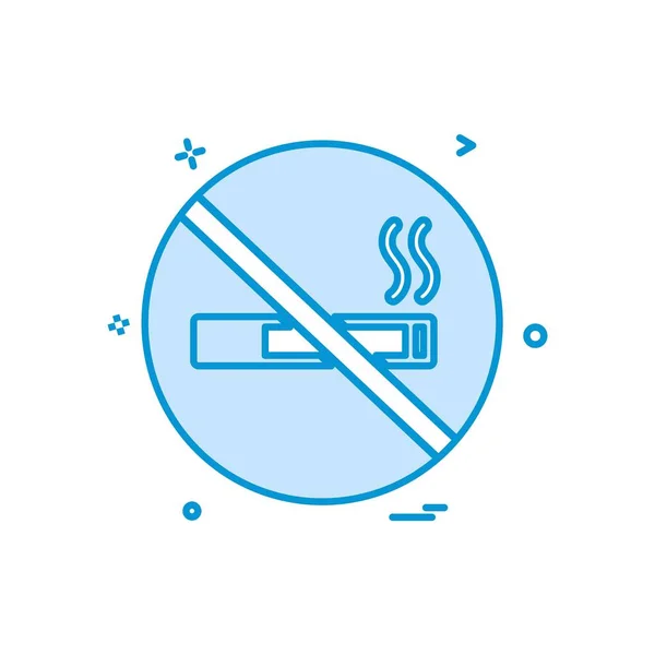 ない喫煙アイコン デザインのベクトル — ストックベクタ