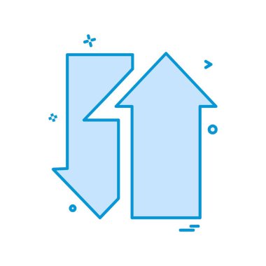 Ok simgesi tasarım vektörü