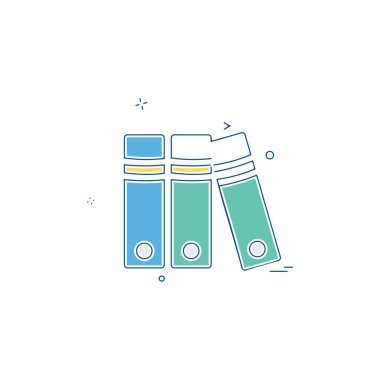 Dosya simgesi tasarım vektörü 