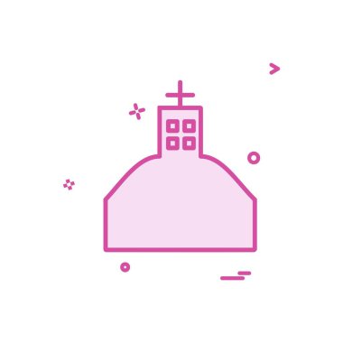 Cadılar Bayramı ikonu tasarım vektör çizimi