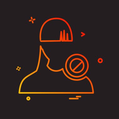 Kadın simge tasarlamak vektör