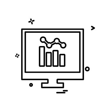 Bilgisayar simgesi tasarım vektörü