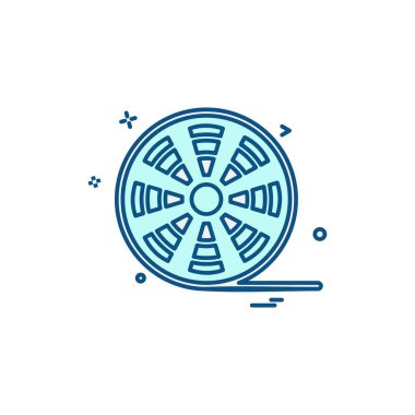 Ortam ve Kamera simgesi tasarım vektörü 