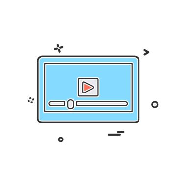 Web yerleşim simgesi tasarım vektörü