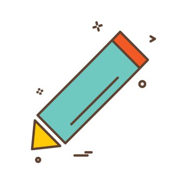 Kalem simgesi tasarım vektörü