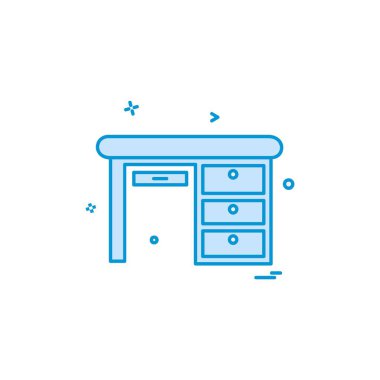 Mobilya simge tasarlamak vektör 