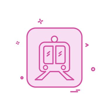 Tren simge tasarlamak vektör