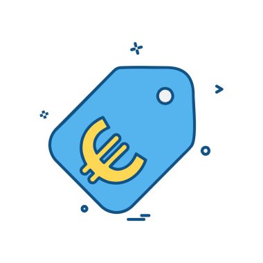 Satılık etiket simge tasarlamak vektör