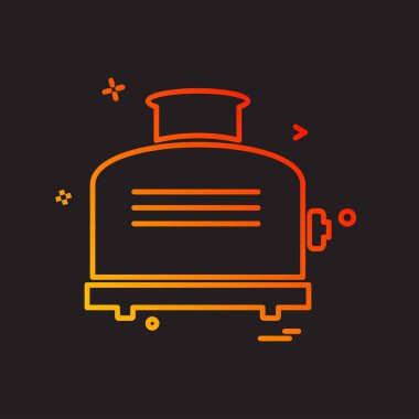 Mutfak simgesi tasarım vektörü