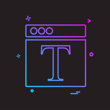 Web düzen simge tasarlamak vektör