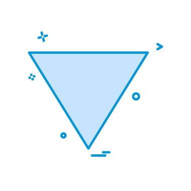 Aşağı ok simgesi tasarım vektörü