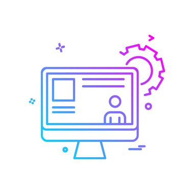 Simge tasarım vektörünü izle