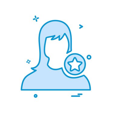 Avatar simge tasarlamak vektör