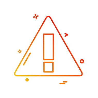 Çalışma araçlar simgesi tasarım, renkli vektör çizim 