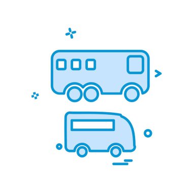 Seyahat simgesi tasarım vektörü 