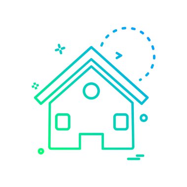 Emlak simge tasarlamak vektör