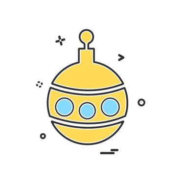 Noel simgesi tasarım vektörü