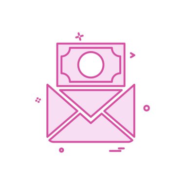 İleti simge tasarlamak vektör