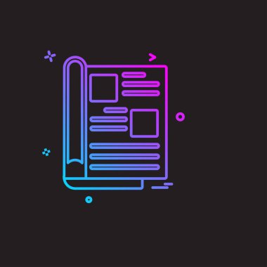 Çalışma simge tasarlamak vektör