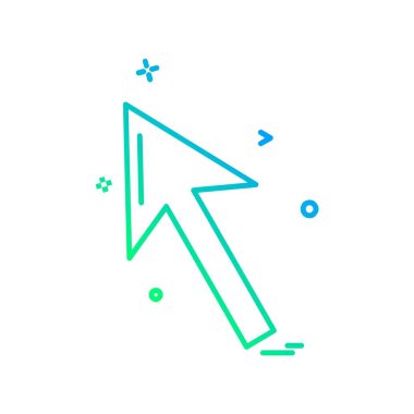 Yukarı ok simgesi tasarım vektörü