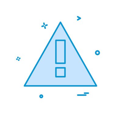 Uyarı simge tasarlamak vektör