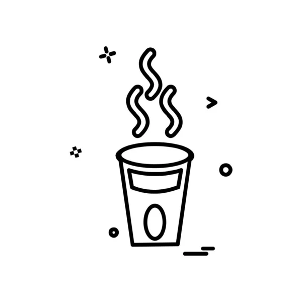 Drink Icon Design Bunte Vektorillustration — Stockvektor